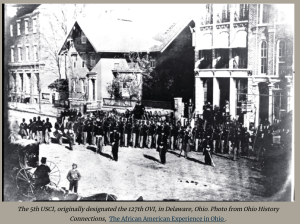 127th Ohio Volunteer Infantry was composed of African-American men